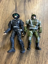 LANARD Pair 2001  2003 Military 4" Action Figures