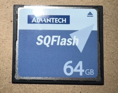 Industrial Compact Flash - Advantech - SLC - 64G    P/N: SQF-P10S4-64G-P8C