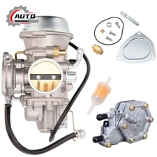 For Polaris Scrambler 500 97-09 Sportsman 500 HO 01-2013 Carburetor + Fuel Pump