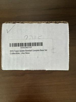 2015 Topps Update Baseball Complete Set – US1-US400 – Lindor, Realmuto, Correa RCs – 400 Cards