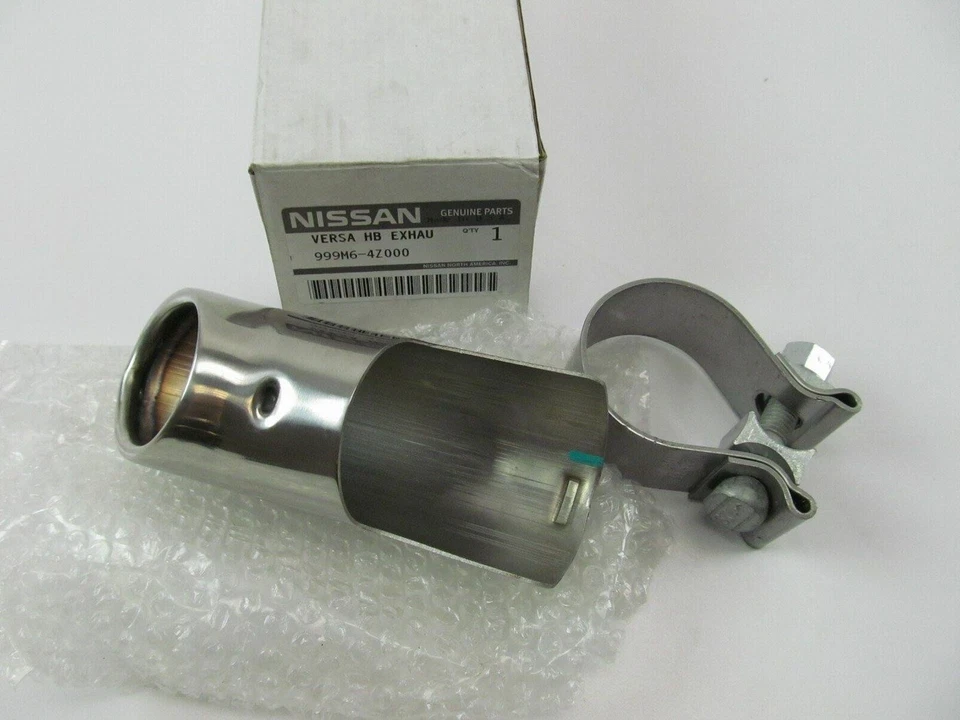 Punta de escape de acero inoxidable cromada OEM para Nissan Versa 999M6-4Z000 2013-2015 Foto 2 de 4