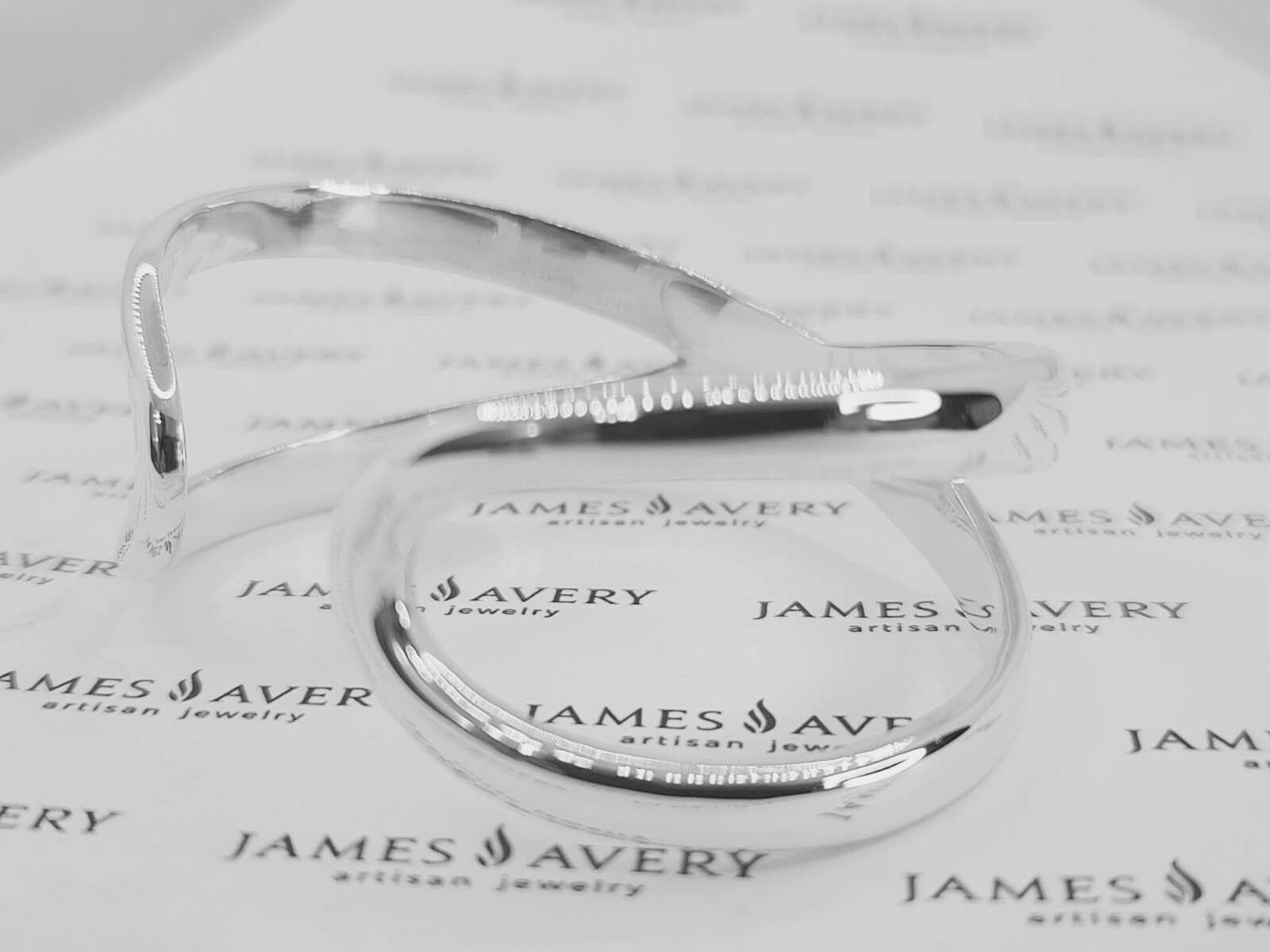 Authentic James Avery INFINITY CUFF BANGLE BRACEL… - image 6