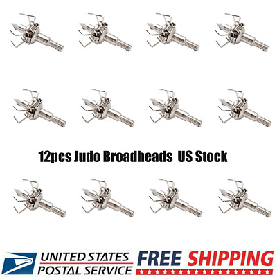 Judo Broadheads 5 Short Claws Head 100gr Hunting Small Game Bow Arrow Point Tips