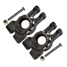 GPM Aluminum 7075-T6 Rear Knuckle Arms Black : Traxxas 1/8 4WD Sledge