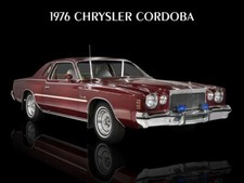 1976 Chrysler Cordoba Metal Sign 12x16 Free Shipping 1976 Chrysler Cordoba Metal Sign 12x16 Free Shipping