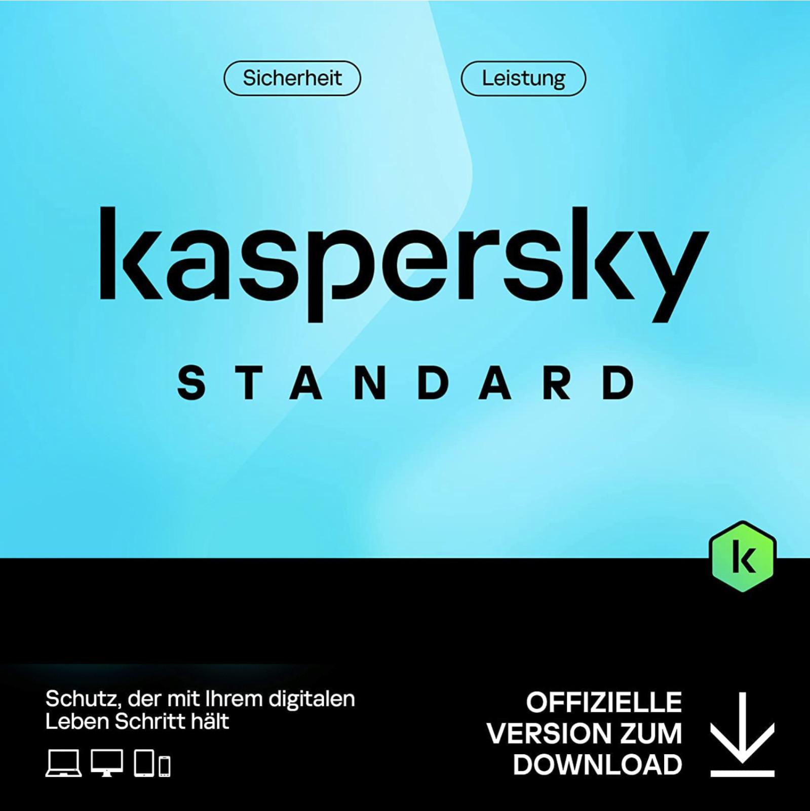 Kaspersky Standard Anti-Virus 2024 1-10 Devices 1-2 Jahre Code per email