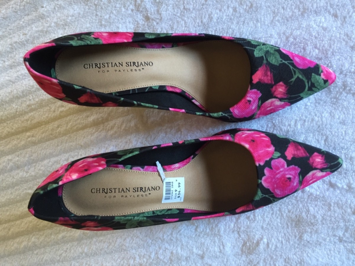 Women's Christian Siriano (Payless) Habit floral Pump Heels size