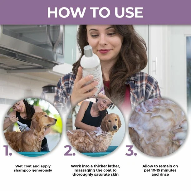 ONE Gallon Medicated Dog Shampoo Coal Tar Sulfer Anti Parasitic Skin TREATMENT - Image 4 of 4