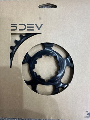 5DEV - Classic chainring, round 34t, 3 bolt, 3mm offset