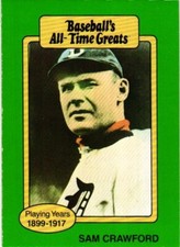 1987 Baseball's All-Time Greats Sam Crawford Baseball Card