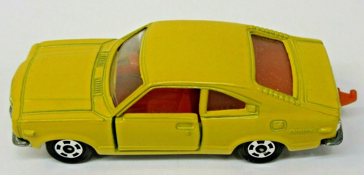 Tomica 80 MAZDA SAVANNA GT yellow Made in JAPAN diecast Mint in