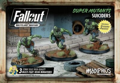 Fallout Wasteland Warfare Super Mutants Suiciders (Englisch) Modiphius MUH051240