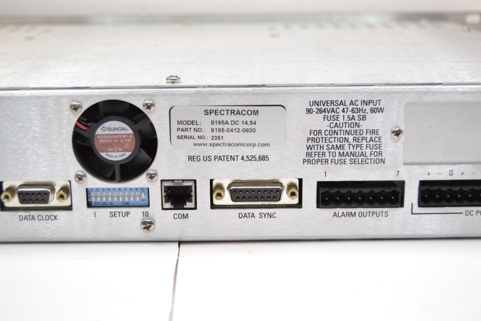SPECTRACOM 8195A DC GPS AGELESS MASTER OSCILLATOR | eBay