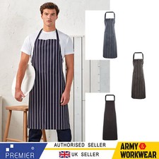 Premier Striped Butcher Apron Stripes Butchers Fishmongers Fish Counter Cooking