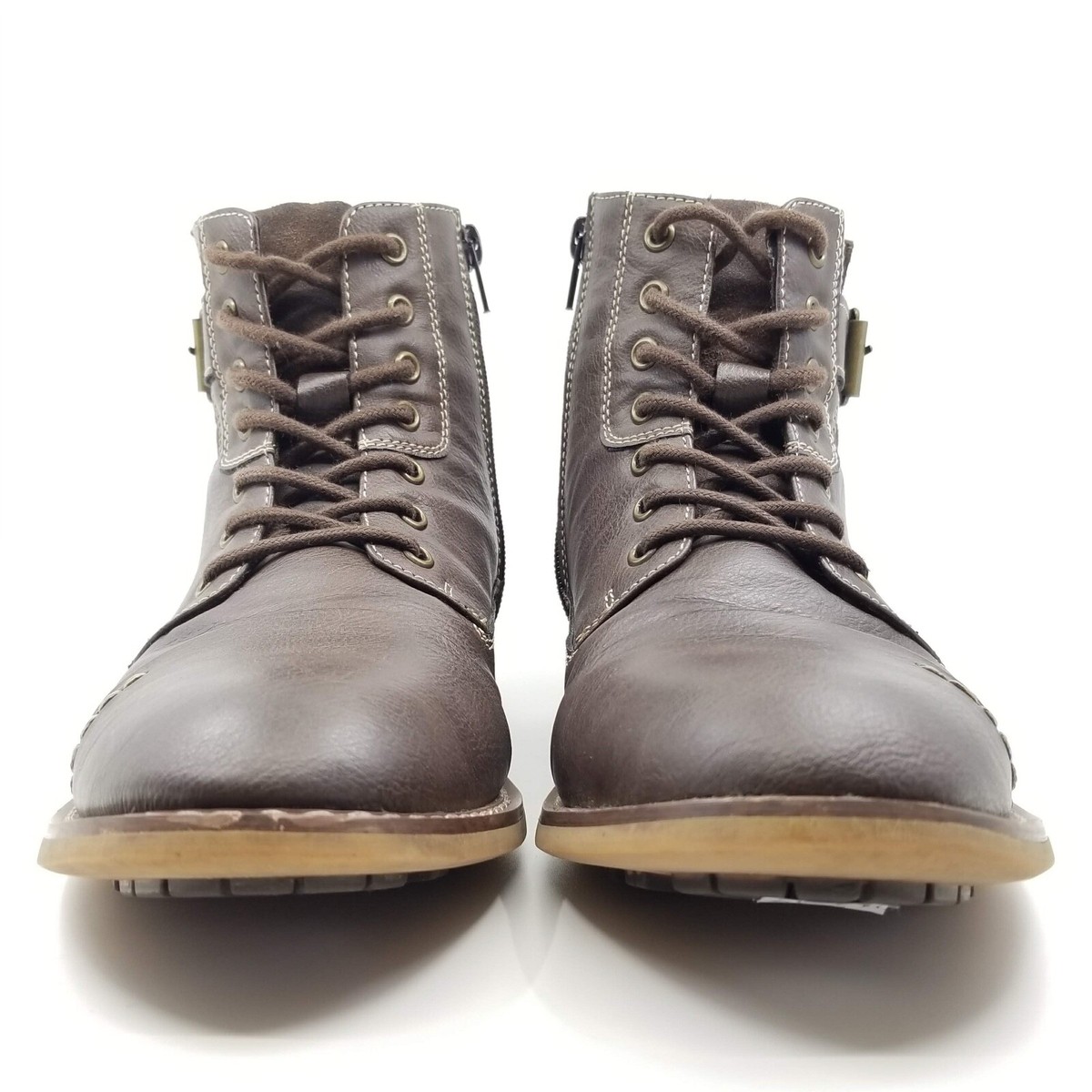 STEVE MADDEN Seymour Boots Cap Toe Men\'s Zip Shoes Steve Madden Jabbar Chukka Boots - Mens Large Sizes – BigShoes main image 4