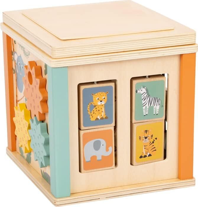 Small Foot Safari Wooden Educational Toy for Babies and Toddlers from