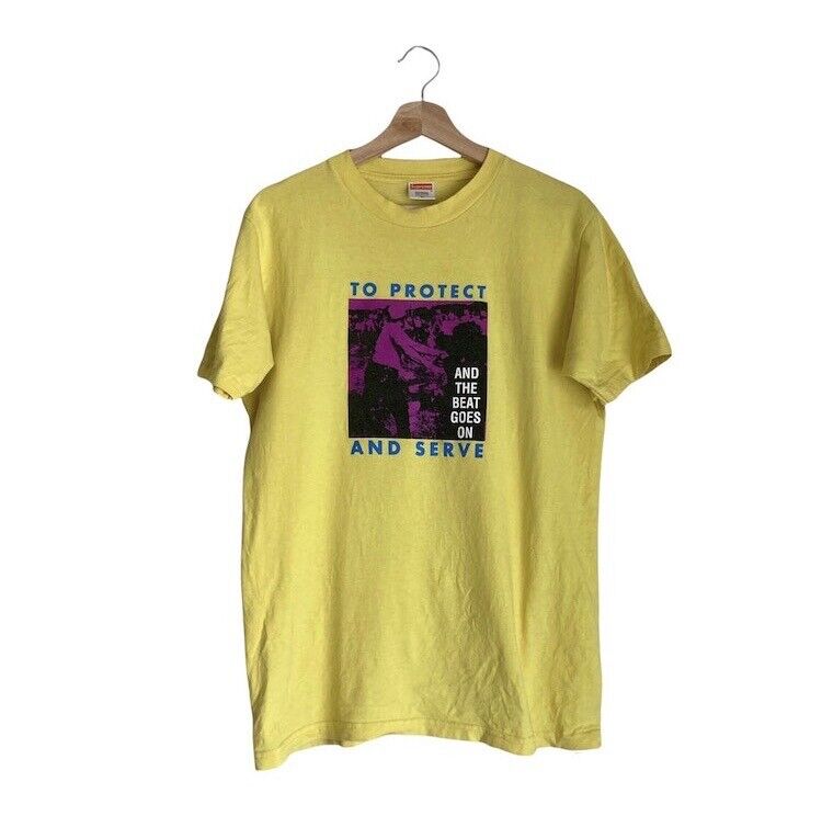 Supreme 2008 Protect And Serve T-shirt archive | eBay Supreme 2008 Protect And Serve T-shirt archive | eBay