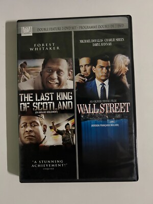 (LUP) Last King Of Scotland/ Wall Street Double Feature DVD 