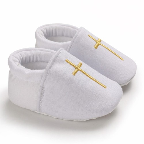 Baby Boys Girls Leather Sneaker Toddler Slip On Anti Skid Newborn First Walkers - Bild 10 von 19