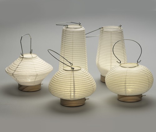 Hayashi Kougei Portable Japanese Paper Lantern with 100 Hour LED Light - Hishi - Picture 4 of 4