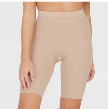 ASSETS by SPANX Women's Mid-Thigh Shaper - Tan 3 Tummy Control