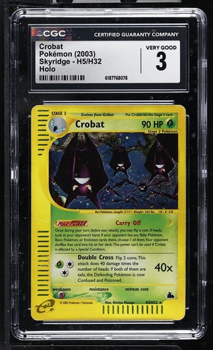 Crobat graded CGC 3 for sale on eBay