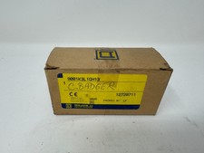 SQUARE D 9001K3L1GH13 Illuminated Push Button Green with Full Metal Guard