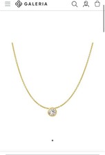 550€ Diamantkette aus 585er Gelbgold – NEU, Zertifikat & Garantie