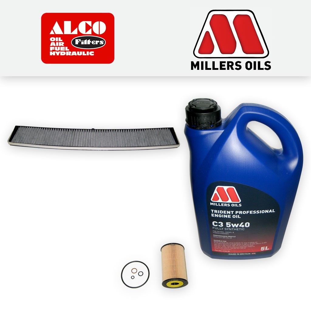 SERVICE KIT for BMW 3 SERIES E46 316I 318I M43 OIL CABIN FILTER +OIL (1997-2002)