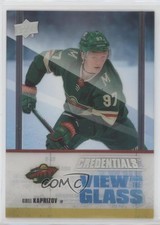 2021-22 Upper Deck Credentials View from the Glass Kirill Kaprizov #VG-9 1c7q