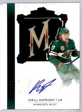 Kirill Kaprizov 2020-21 UD The Cup Inked Insignas Rookie Auto /75 #II-KK *ML*