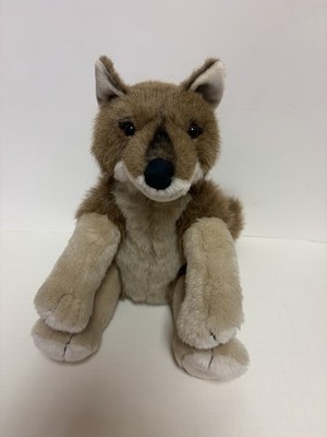 VTG Build A Bear Workshop Retired Coyote Plush 13'' Brown Tan