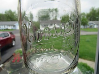 TREP bottiglia latte Hoosier Milk Co Dairy Indianapolis IN MARION COUNTY pinta