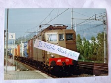 FS E 636.233 Electric Locomotive Photograph Heading a Freight Convey