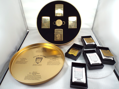SEALED Zippo 4pc Set D-Day Normandy 50 Years 1944-1994 Allied