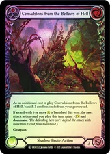 FAB  RAINBOW FOIL  Convulsions from the Bellows of Hell (Red)  - Monarch