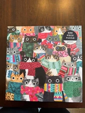 Wintry Cats 500 Piece Puzzle Other by Galison Mudpuppy