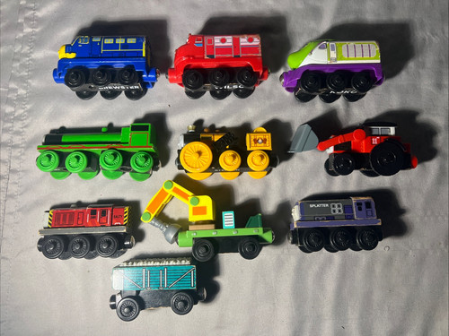 Learning Curve Thomas Wooden Train Lot Of 20 Stephen Koko Salty Splatter Crane - Picture 4 of 5