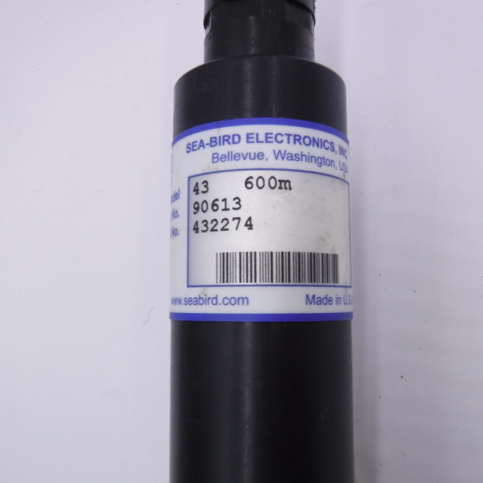 Sea Bird Electronics SBE43 Dissolved Oxygen Sensor 1-600m Plastic Housing