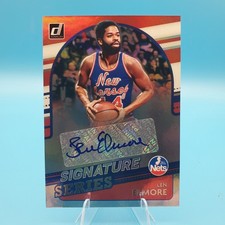 LEN ELMORE 2021-22 PANINI DONRUSS SIGNATURE SERIES AUTO Legend NJ Nets