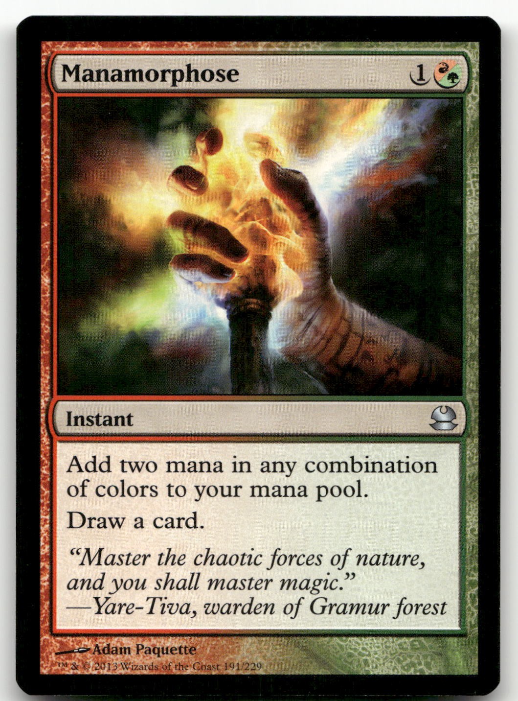 Manamorphose #191 (LP) Modern Masters MMA Magic MTG