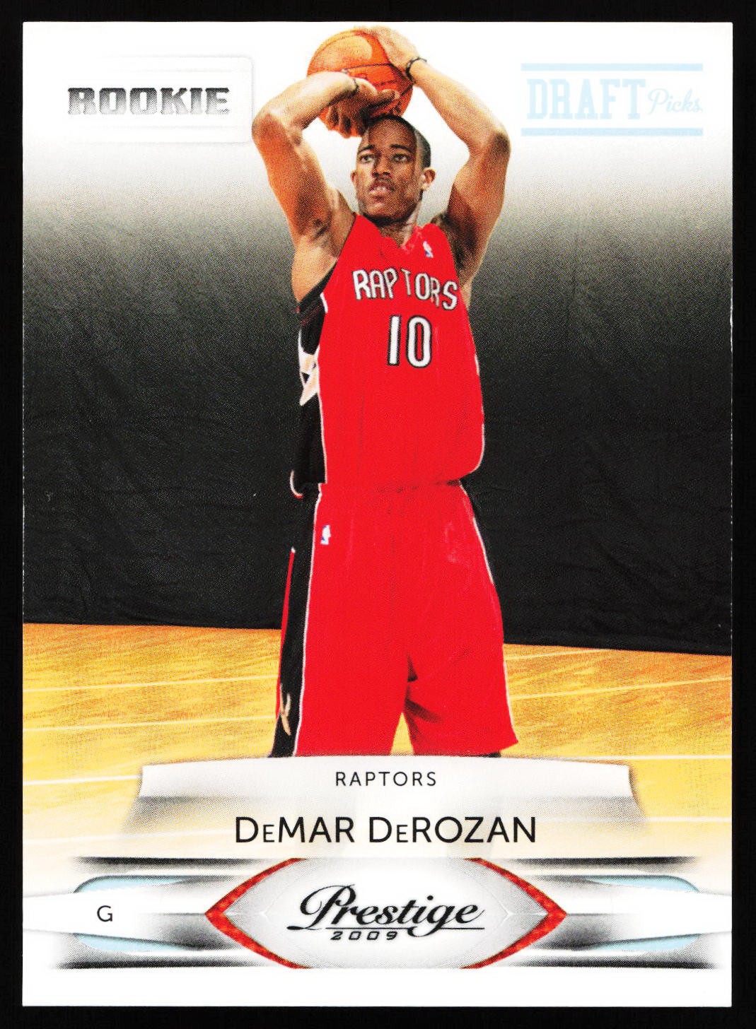 2009-10 Panini Prestige #209 DeMar DeRozan Draft Picks Light Blue #/999