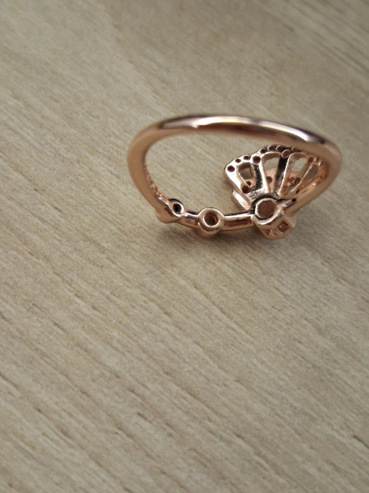 Pandora Ring Pink Fan Flower - Bild 4 von 4