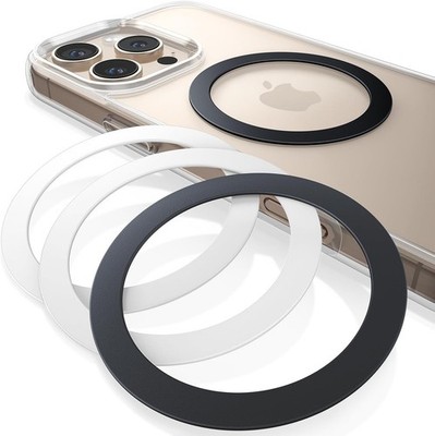 MagSafe Sticker Ring 4 Pack Metal Magnetic Ring for iPhone 17 16 Pro Max Galaxy