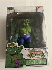 Teenage Mutant Ninja Turtles Stump Wrestling Leatherhead NECA TMNT- NIB