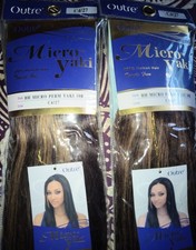 Outre Micro Perm Yaki 2 pks 100 Human Hair 10"  4/27  Tangle Free  NEW 