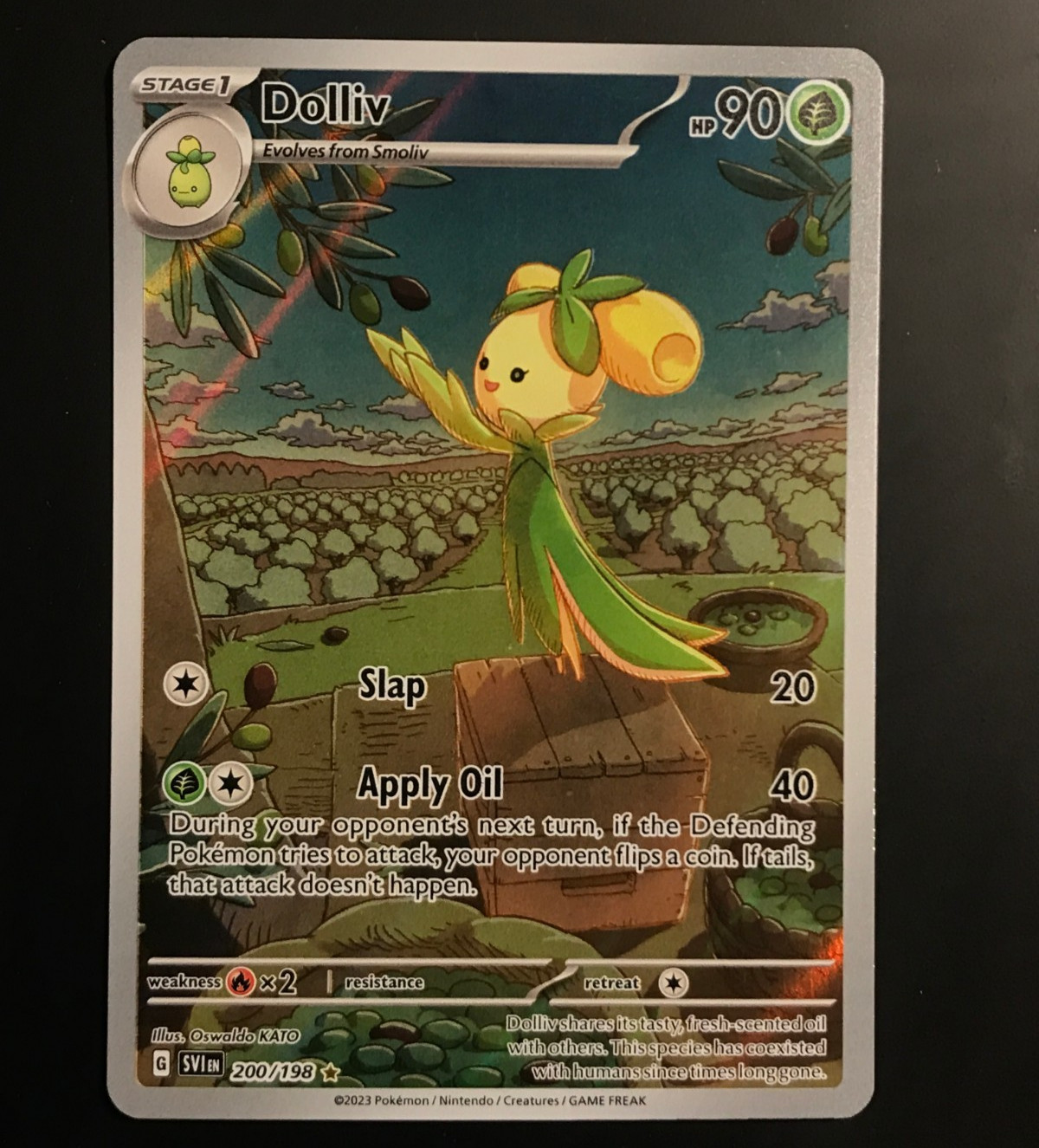 Dolliv 200/198 Illustration Rare Scarlet Violet Base Pokemon 2023 NM
