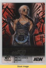 2025 SP Game Used AEW Authentic Rookies Red Mercedes Mone #98 READ ob9