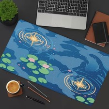 40 90cm 1pc for Lotus Pond  Koi Fish Rubber Mouse Pad XXL Large Gaming Mousepad