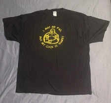 Buddha T Shirt with Funny Saying “I May Be Fat” Men's Size 2XL ICUP Inc